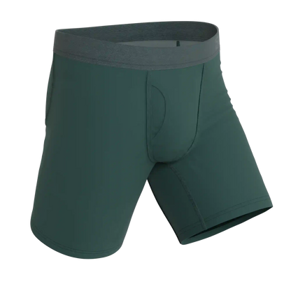 The Alloy | Dark Teal Ball Hammock® Boxer - Long Leg
