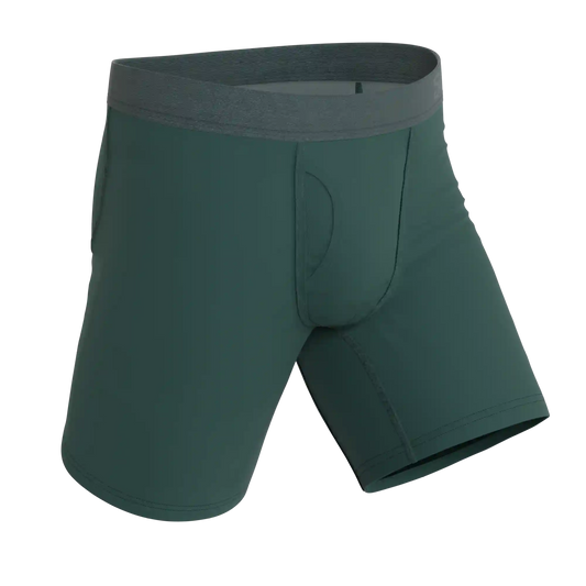 The Alloy | Dark Teal Ball Hammock® Boxer - Long Leg