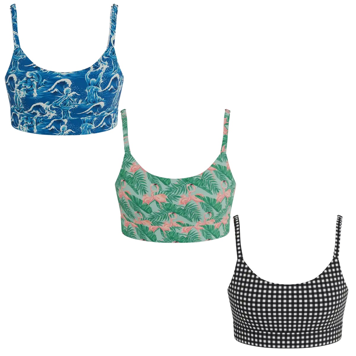 The Wet & Wild | Boob Hammock™ Scoop Bralette 3 Pack