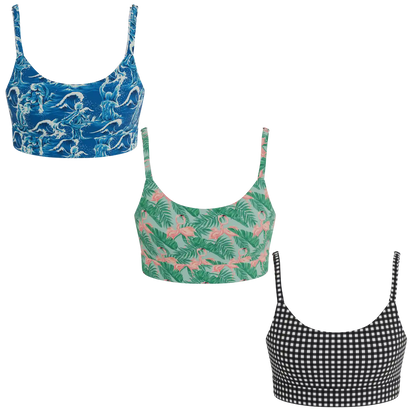 The Wet & Wild | Boob Hammock™ Scoop Bralette 3 Pack