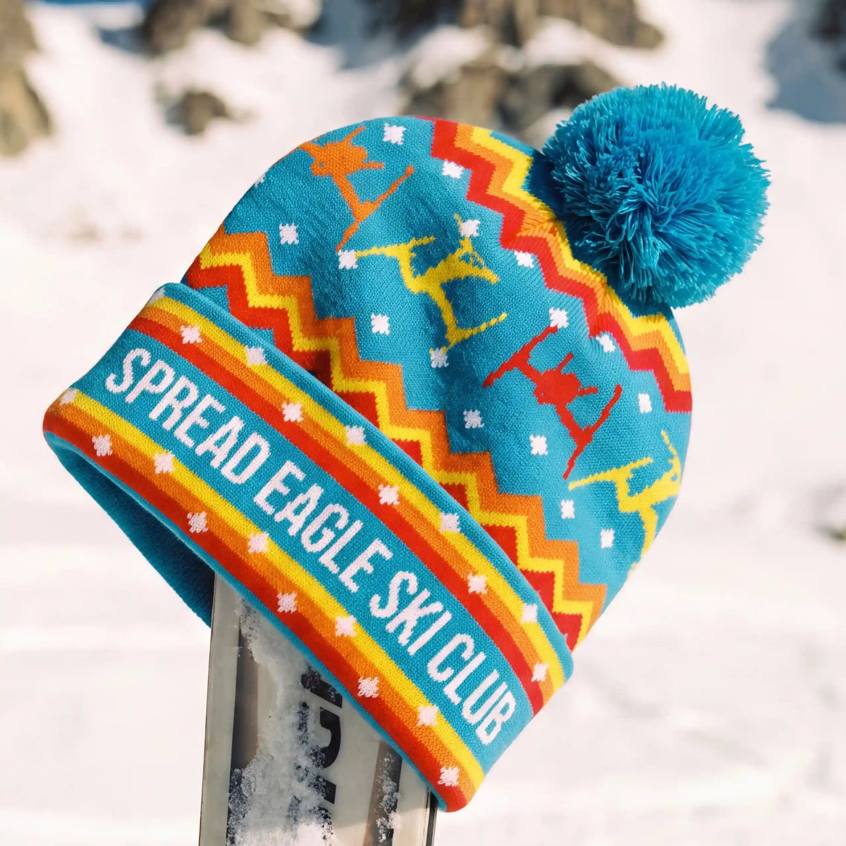 The Spread Eagle Ski Club | Primary Skiers Ski Beanie