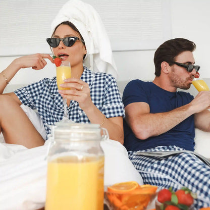 The Mad for Plaid | Navy Gingham SleepDeep™ Men’s Pajama Joggers