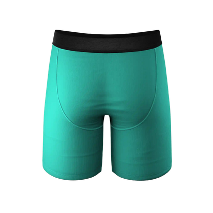 The Cyantific Theory | Turquoise Ball Hammock® Boxer - Long Leg