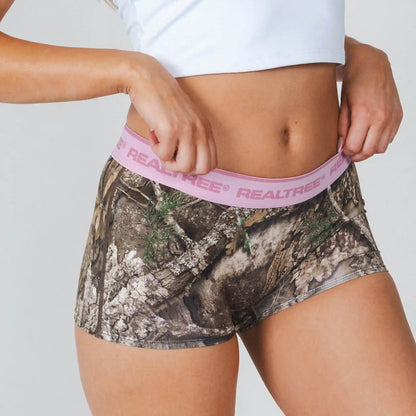 The Wild Game | Realtree x Shinesty Neon Pink Boyshort Underwear with Waistband