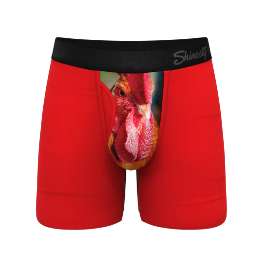 The Early Risers | Barnyard Rooster Ball Hammock® Magnum Big Pouch Underwear