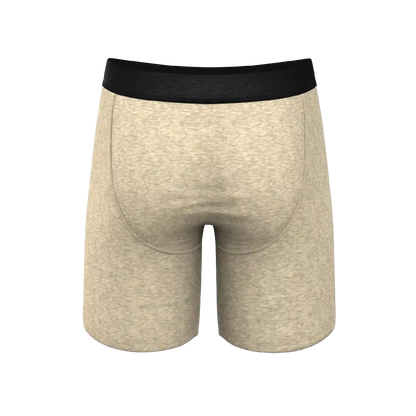 The Silver Fox | Oatmeal Heather Ball Hammock® Boxer - Long Leg