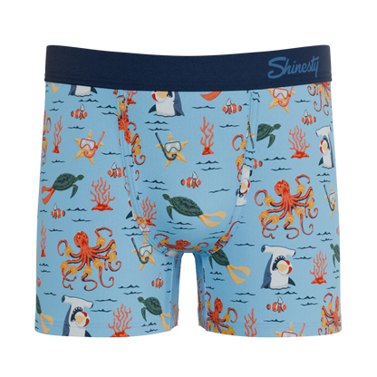 The Deep End | Sea Creatures Youth Boxer Briefs