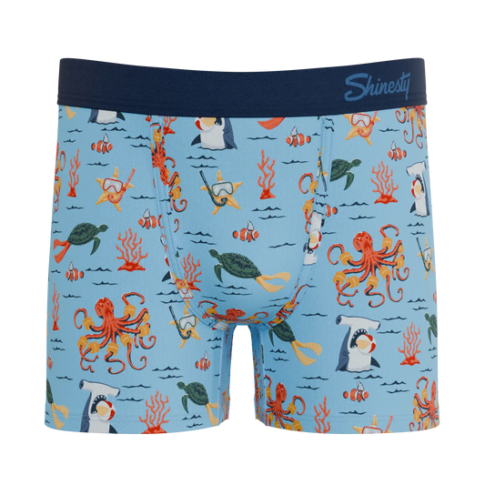 The Deep End | Sea Creatures Youth Boxer Briefs