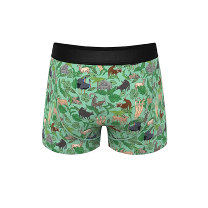 The Hornography | Tropical Animals Ball Hammock® Pouch Trunks Underwear