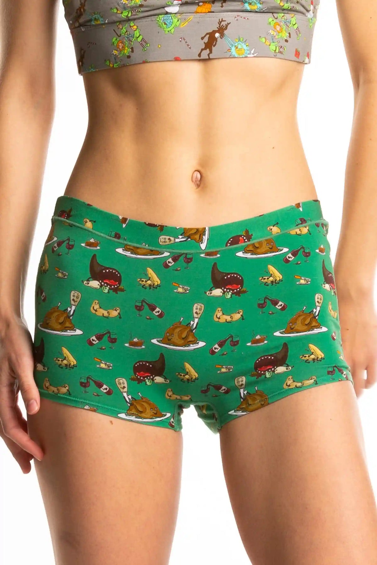 The Debauch Banquet | Dinner Boyshort Underwear