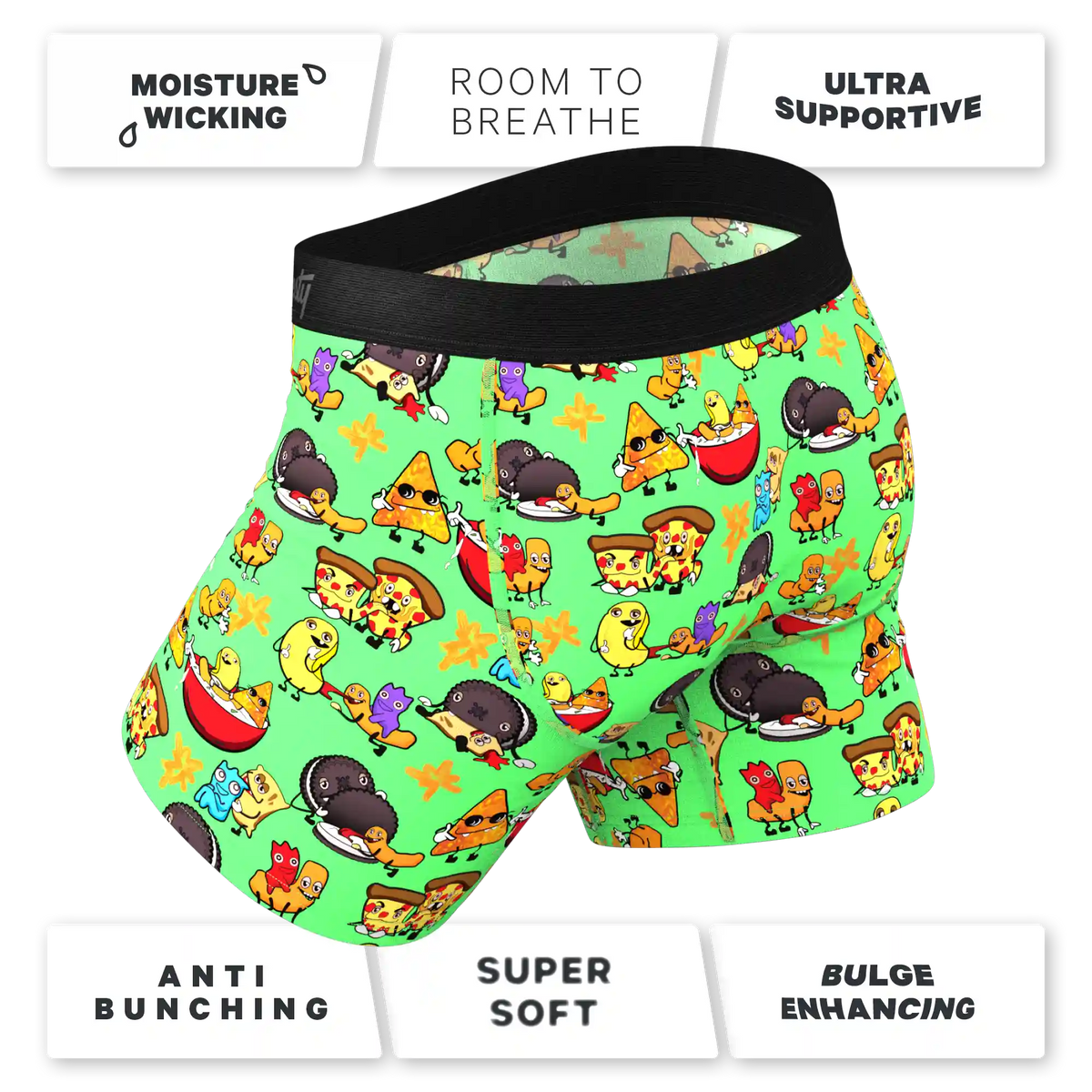 The Snackhanalia | Junk Food Ball Hammock® Pouch Underwear