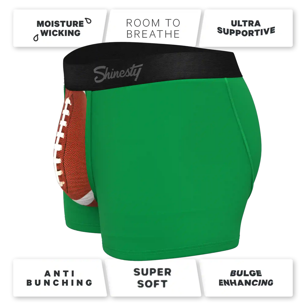 The Quarterback Sack | Football Ball Hammock® Pouch Trunks Underwear