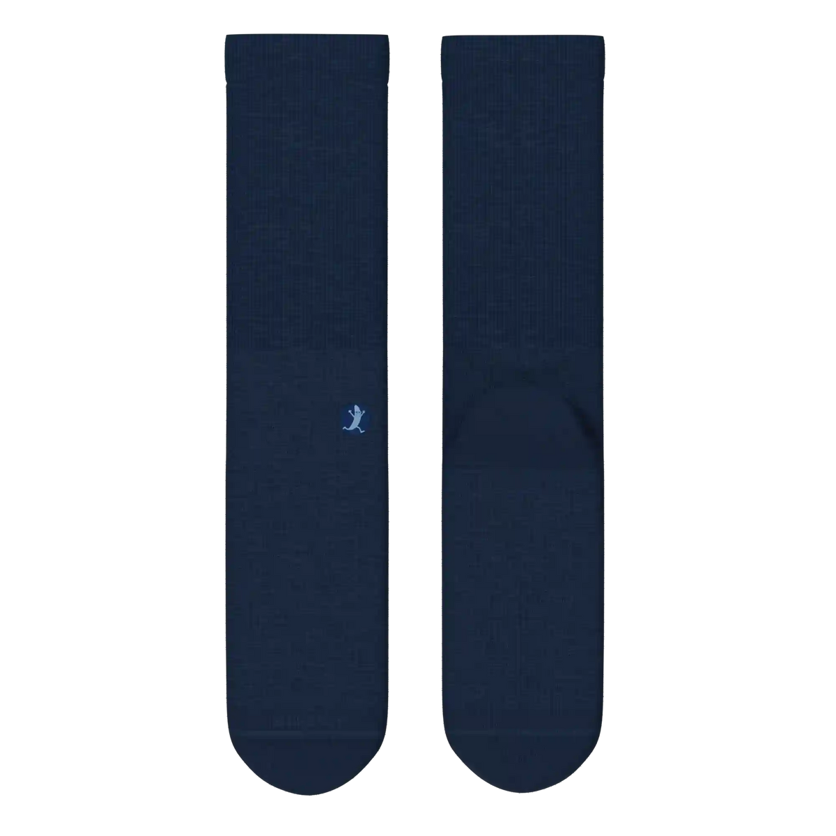 The Ocean Blue | Chambray Heather Heel Hammock™ Crew Socks