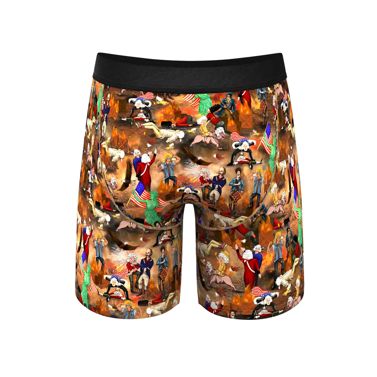 The Boston Tea Bag Party | Patriotic Ball Hammock® Boxer - Long Leg