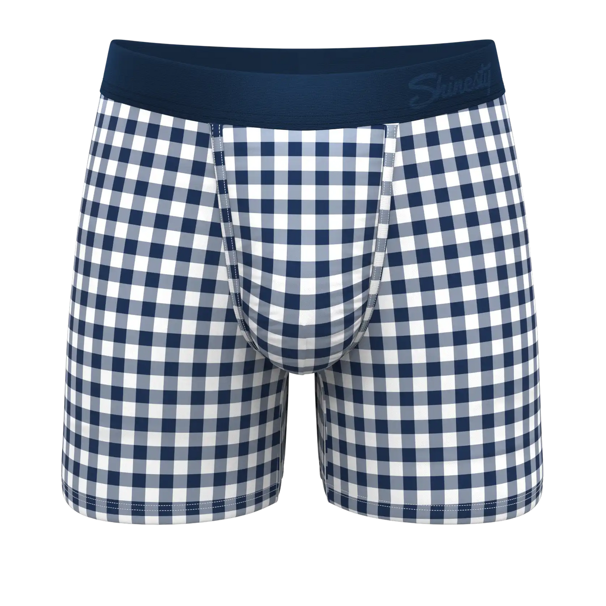 The Mad For Plaid | Navy Gingham Ball Hammock® Pouch Underwear