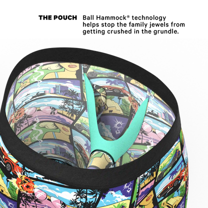 The Gas Pedal | Pop Art Ball Hammock® Boxer - Long Leg