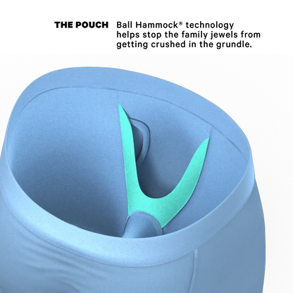 The Clear Skies | Light Blue Tonal Ball Hammock® Boxer - Long Leg