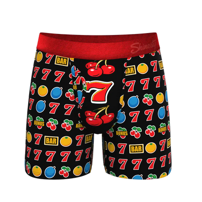 The Apex Jackpot | Slot Machine Ball Hammock® Pouch Underwear With Fly