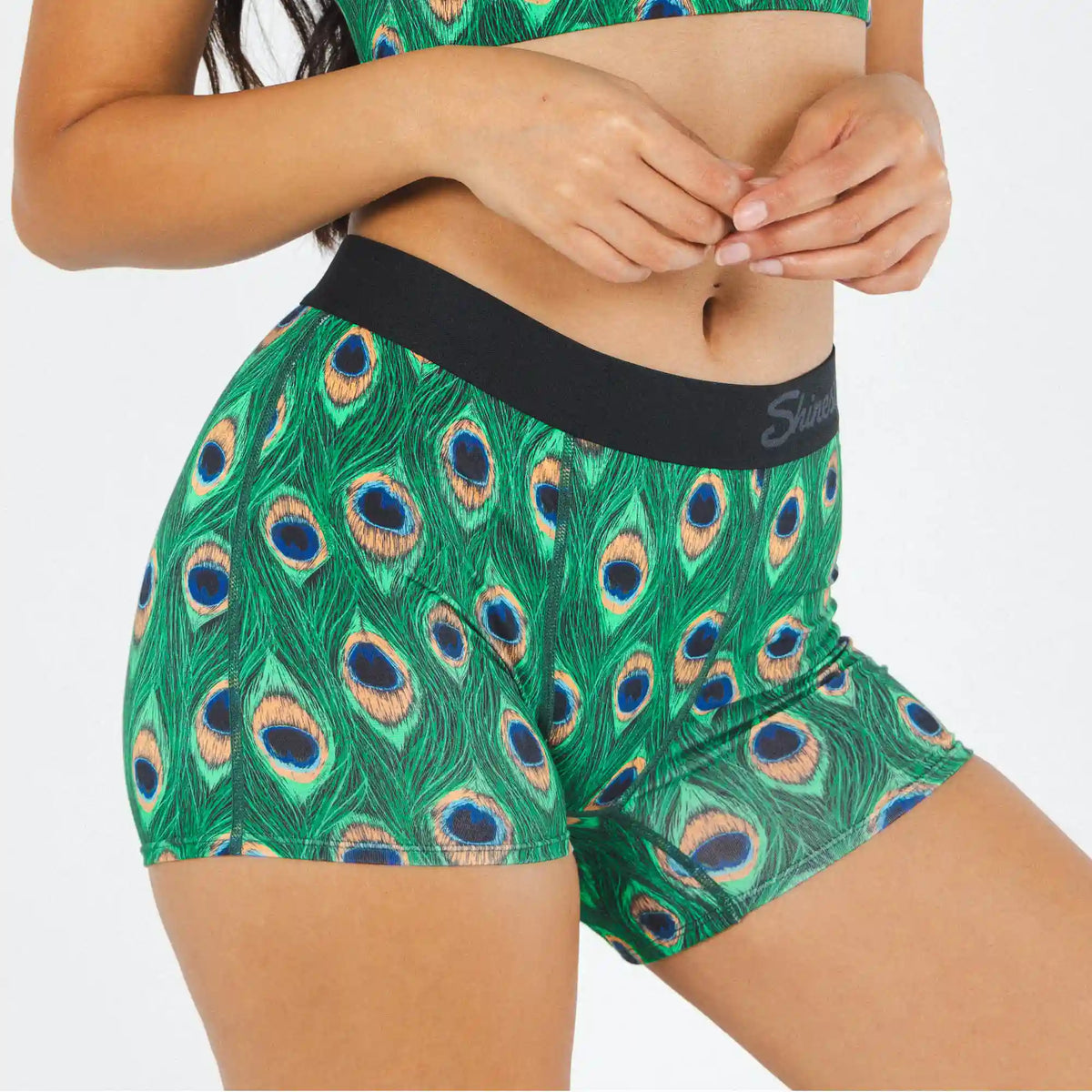 The Fancy Feather | Peacock Women's Boxers