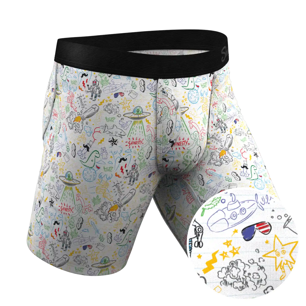 The Daily Detention | Doodle Ball Hammock® Boxer - Long Leg