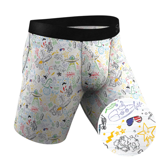 The Daily Detention | Doodle Ball Hammock® Boxer - Long Leg