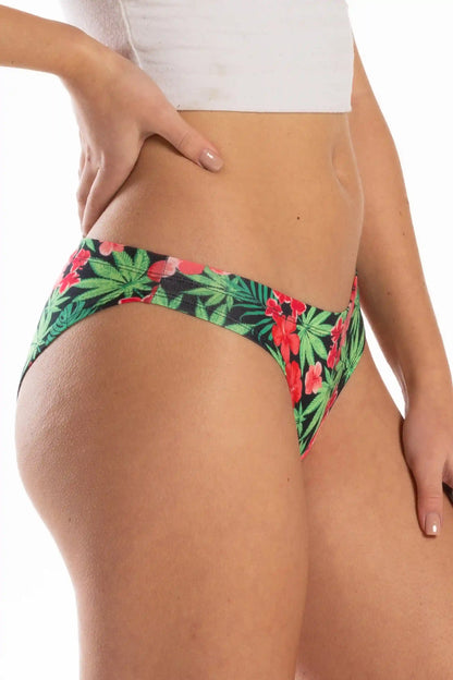 The Bongstera | Tropical Weed Modal Bikini Underwear