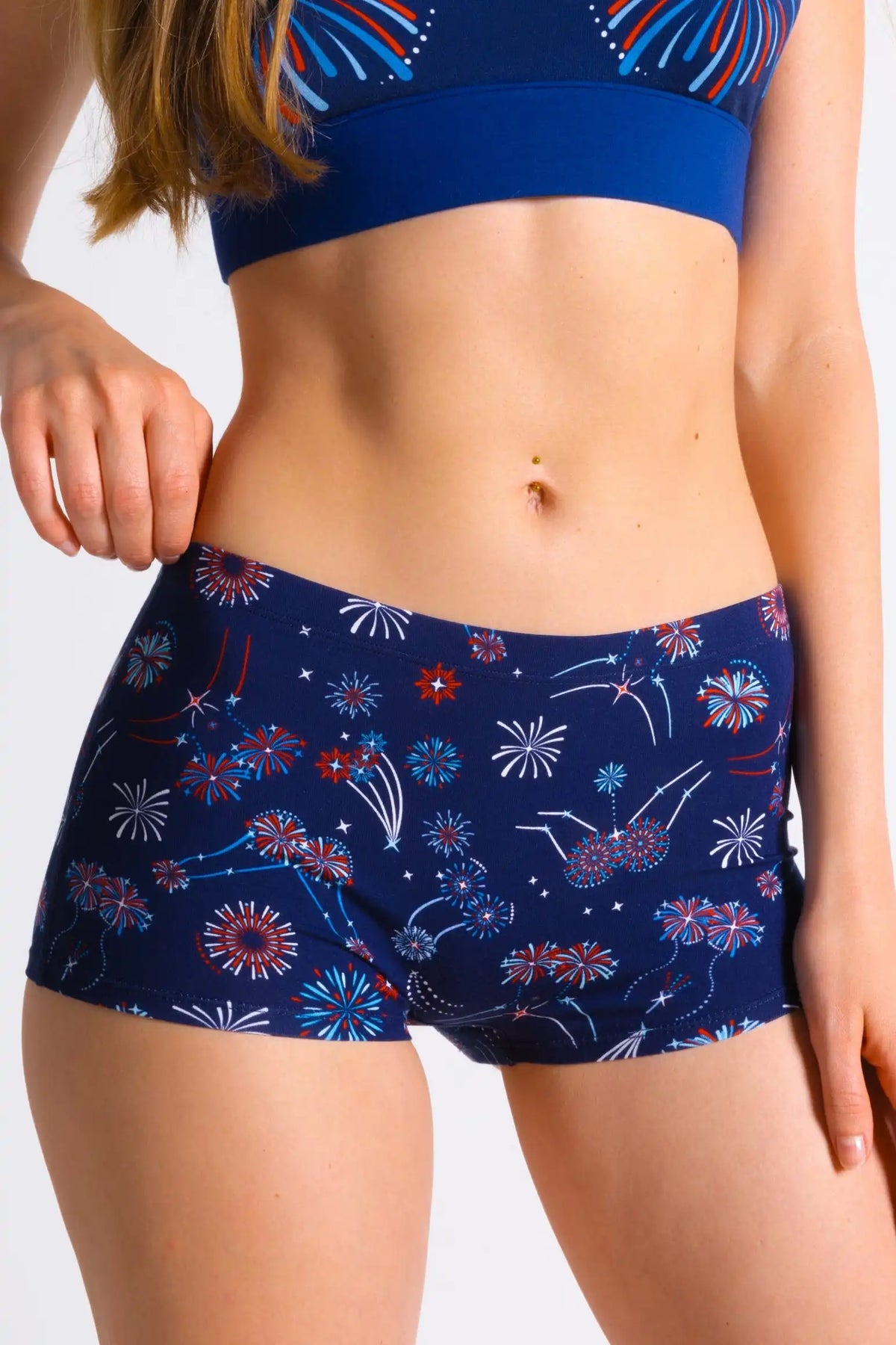 The Pyrotecnips | Naughty Fireworks Modal Boyshort Underwear