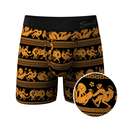 The Ancient Twister | Ancient Vase Orgy Ball Hammock® Pouch Underwear With Fly