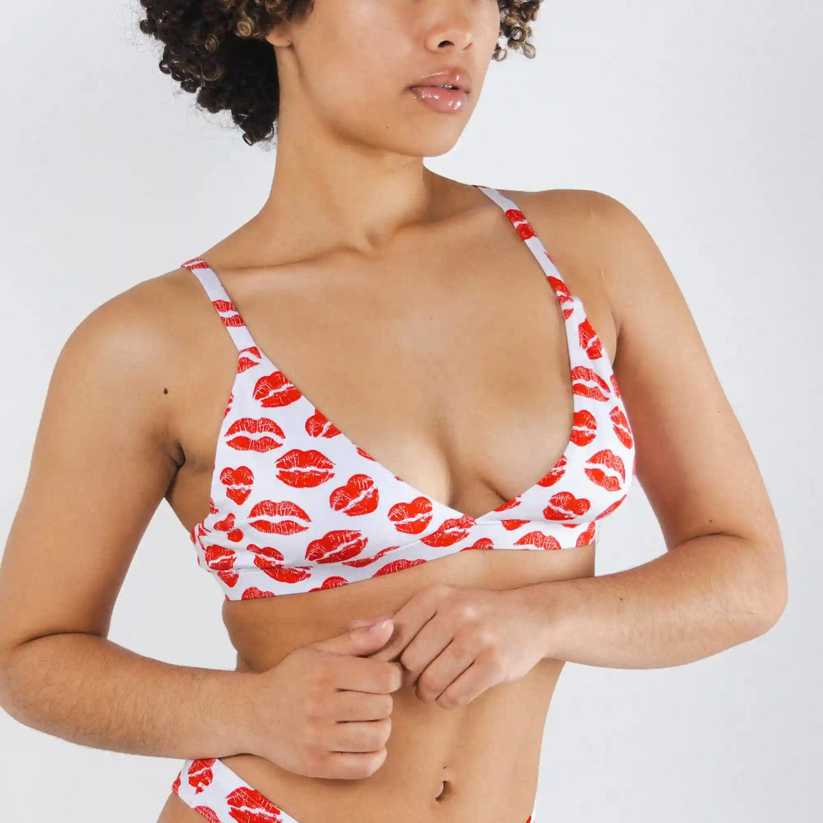The Pucker Up | Lipstick Kiss Boob Hammock™ Triangle Bralette