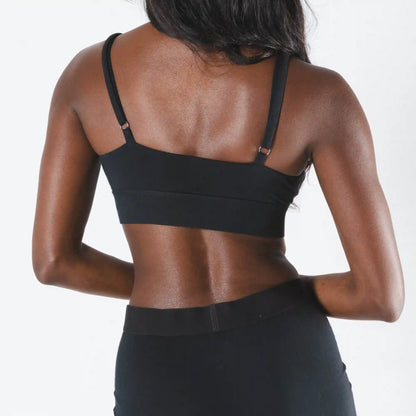 The Threat Level Midnight | Black Boob Hammock™ Scoop Bralette