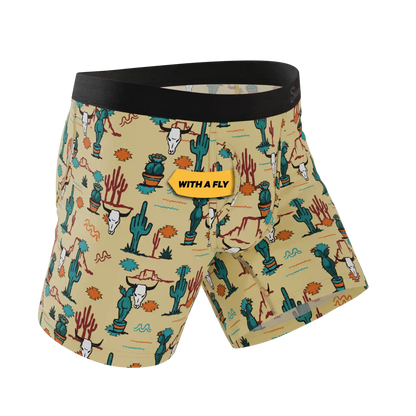 The Mirage | Western Cactus Ball Hammock® Pouch Underwear With Fly