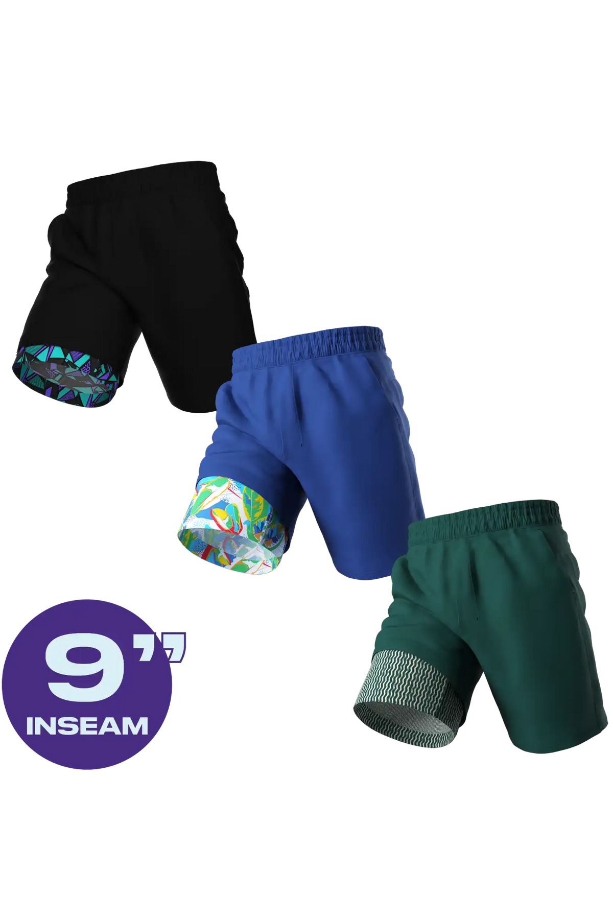 The Laps | Ball Hammock® 9 Inch Athletic Shorts 3 Pack