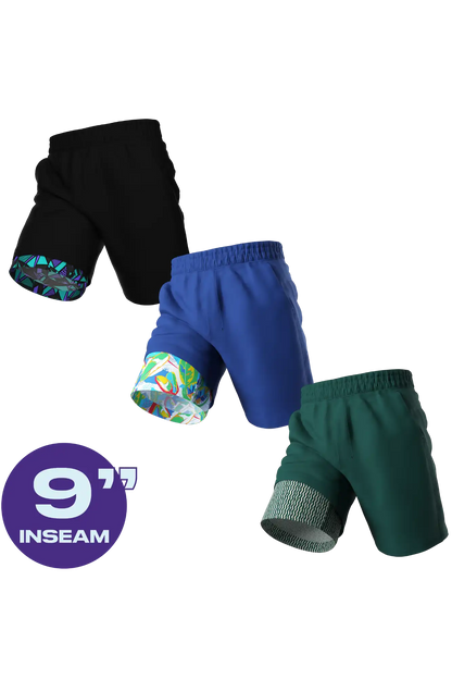 The Laps | Ball Hammock® 9 Inch Athletic Shorts 3 Pack