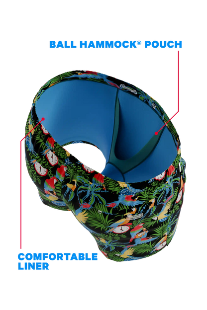 The 5 O'Clock Somewhere | Margaritaville® Ball Hammock® Pouch 8" Swim Trunks