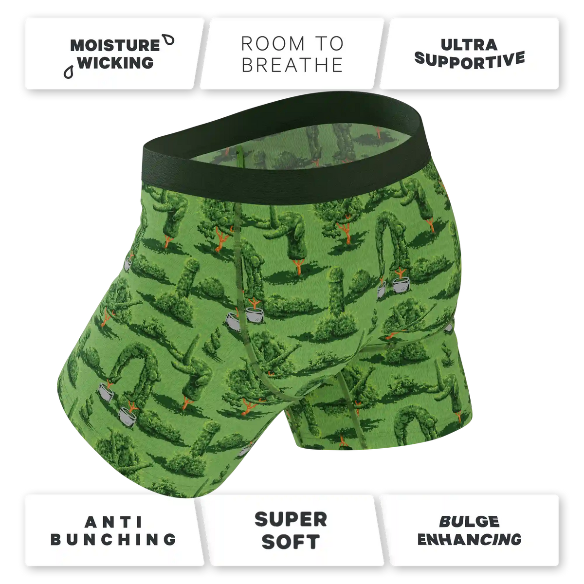The Full Bush Bush Club | Naughty Landscaping Ball Hammock® Pouch Underwear