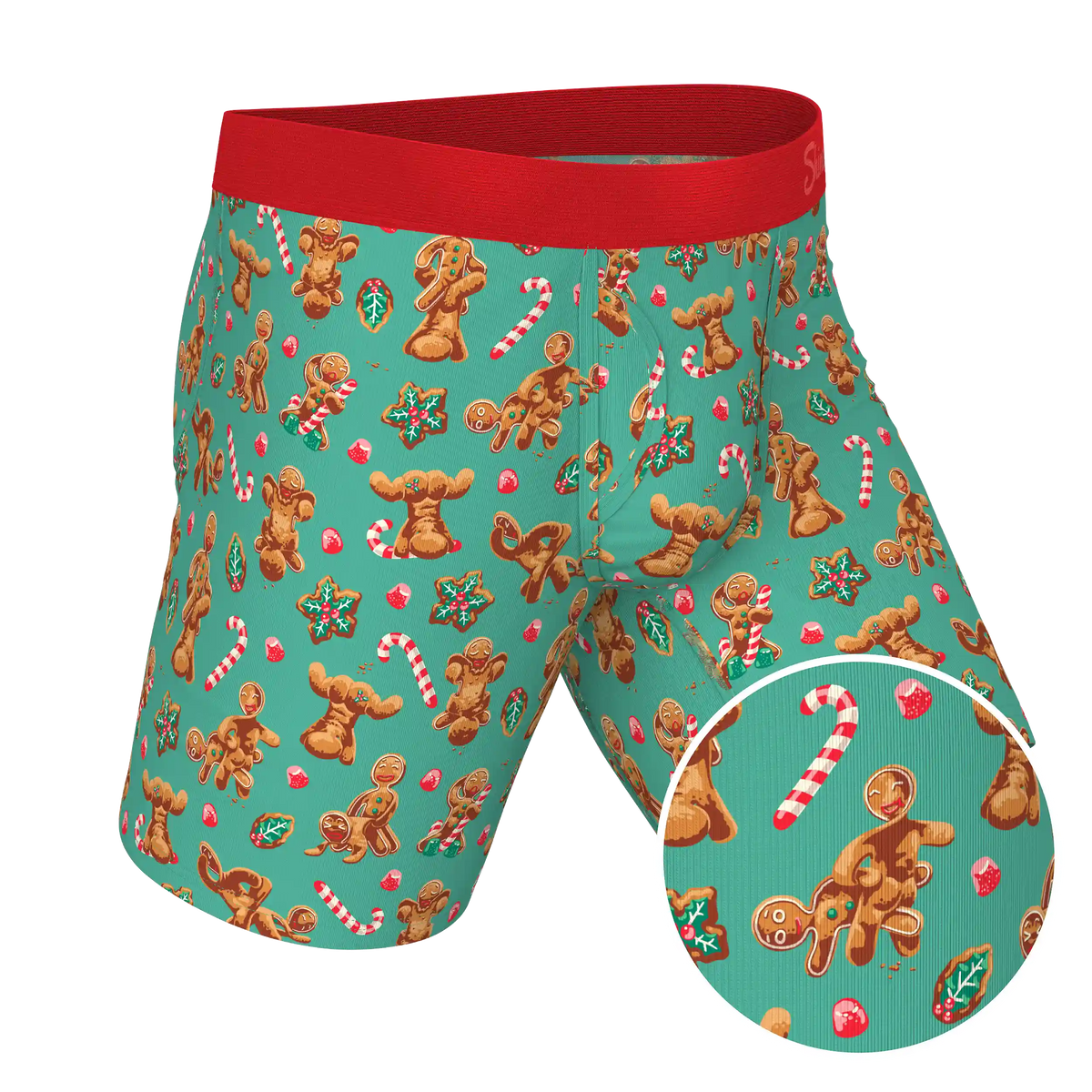 The Ginger Rail | Gingerbread Ball Hammock® Boxer - Long Leg