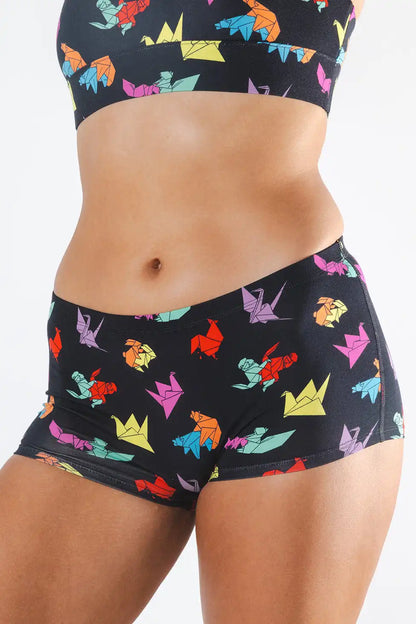 The Fold Fashioned | Origami Modal Boyshort Underwear