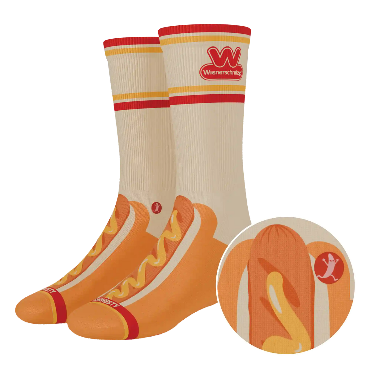 The Dog On Dog | Shinesty x Wienerschnitzel Heel Hammock™ Crew Socks