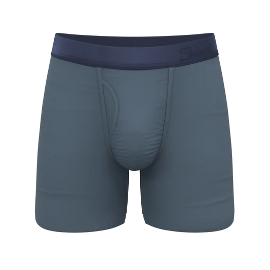 The Wake In The Lake | Tonal Teal Ball Hammock® Pouch Underwear With Fly