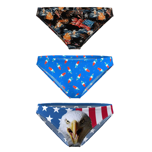 The Independance | Bikini Underwear 3 Pack
