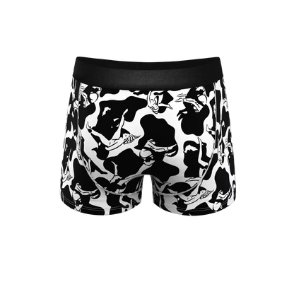 The Cowmasutra | Naughty Abstract Ball Hammock® Pouch Trunks Underwear