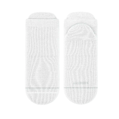 The Blizzard | Plain White Heel Hammock™ Ankle Socks