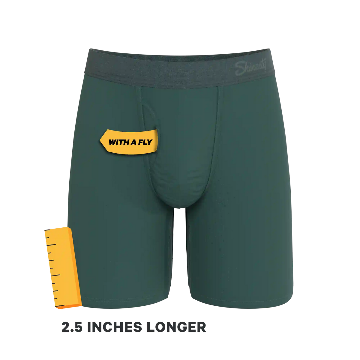 The Alloy | Dark Teal Ball Hammock® Boxer - Long Leg