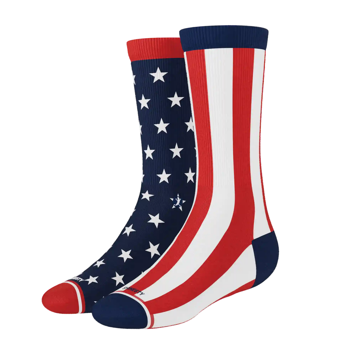 The Socky Balboa | American Flag Heel Hammock™ Crew Socks