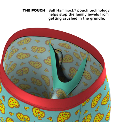 The Deep Dish | Pizza Hearts Ball Hammock® Boxer - Long Leg