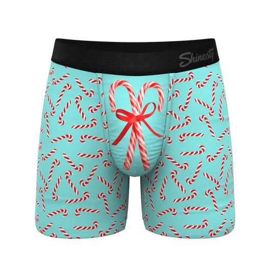 The Peppermint Pimp Canes | Candy Cane Ball Hammock® Pouch Underwear