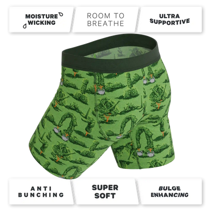 The Full Bush Bush Club | Naughty Landscaping Ball Hammock® Boxer - Long Leg