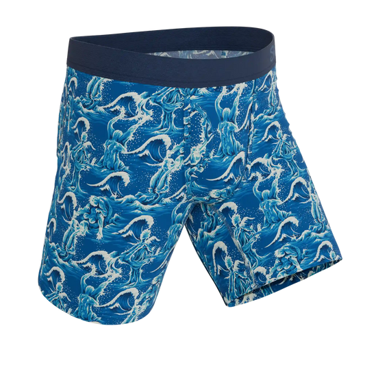 The Slippery When Wet | Naughty Wave Ball Hammock® Boxer - Long Leg