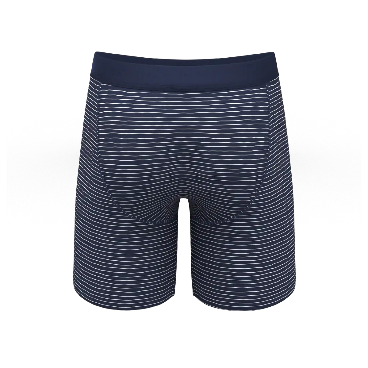 The Cheek Streak | White Stripe Ball Hammock® Boxer - Long Leg