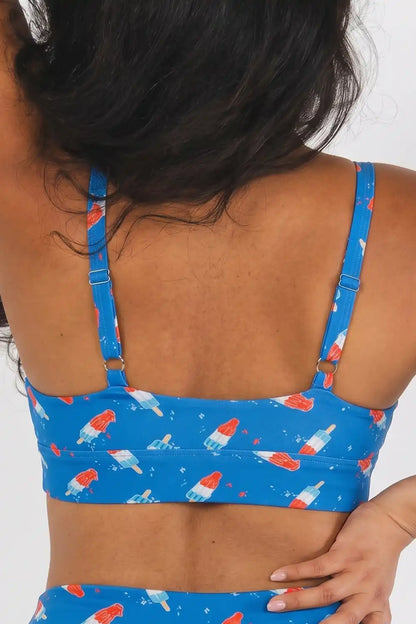 The Popsicle Stick | USA Popsicle Boob Hammock™ Plunge Bralette